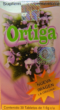 Ortiga, suplemento alimenticio